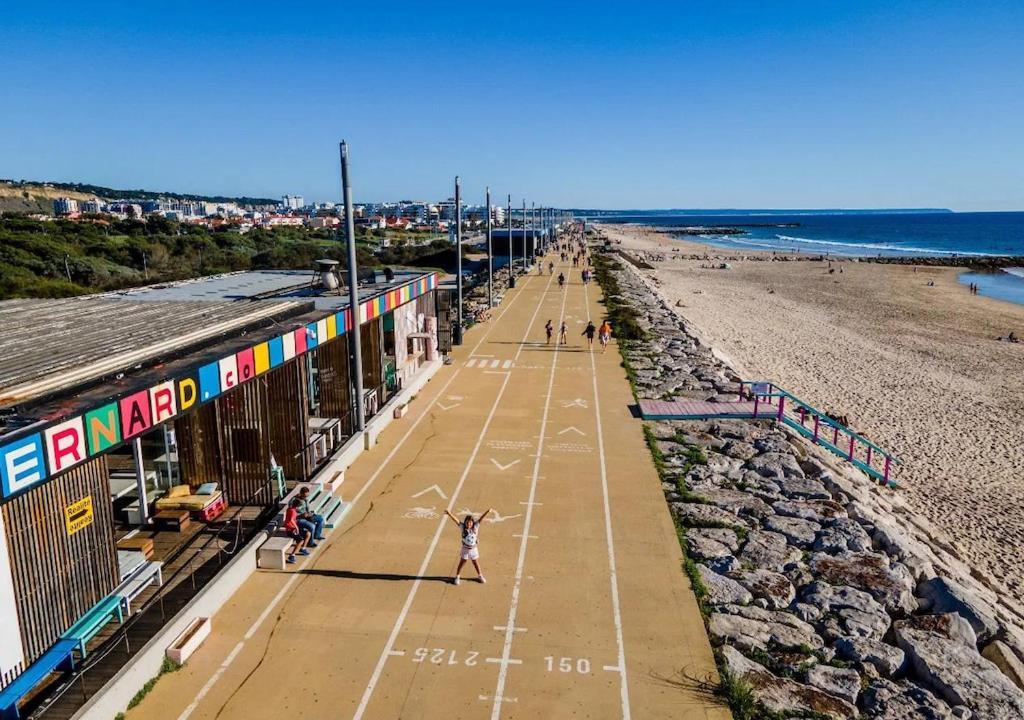 Ferienwohnung Amazing Terrace Costa Da Caparica Exterior foto